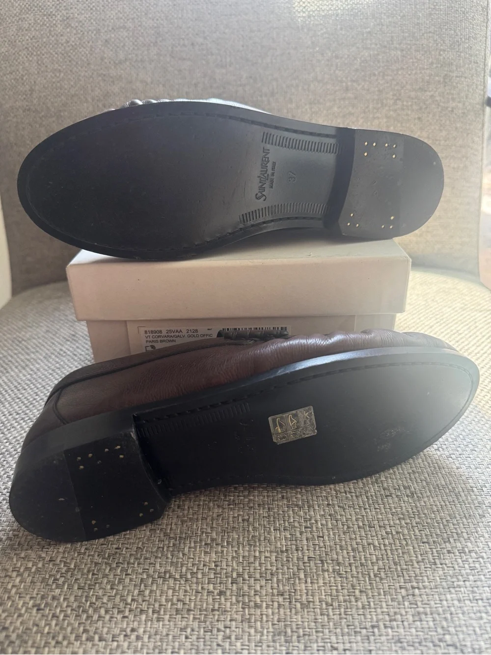 Saint Laurent Le Loafer in Paris Brown